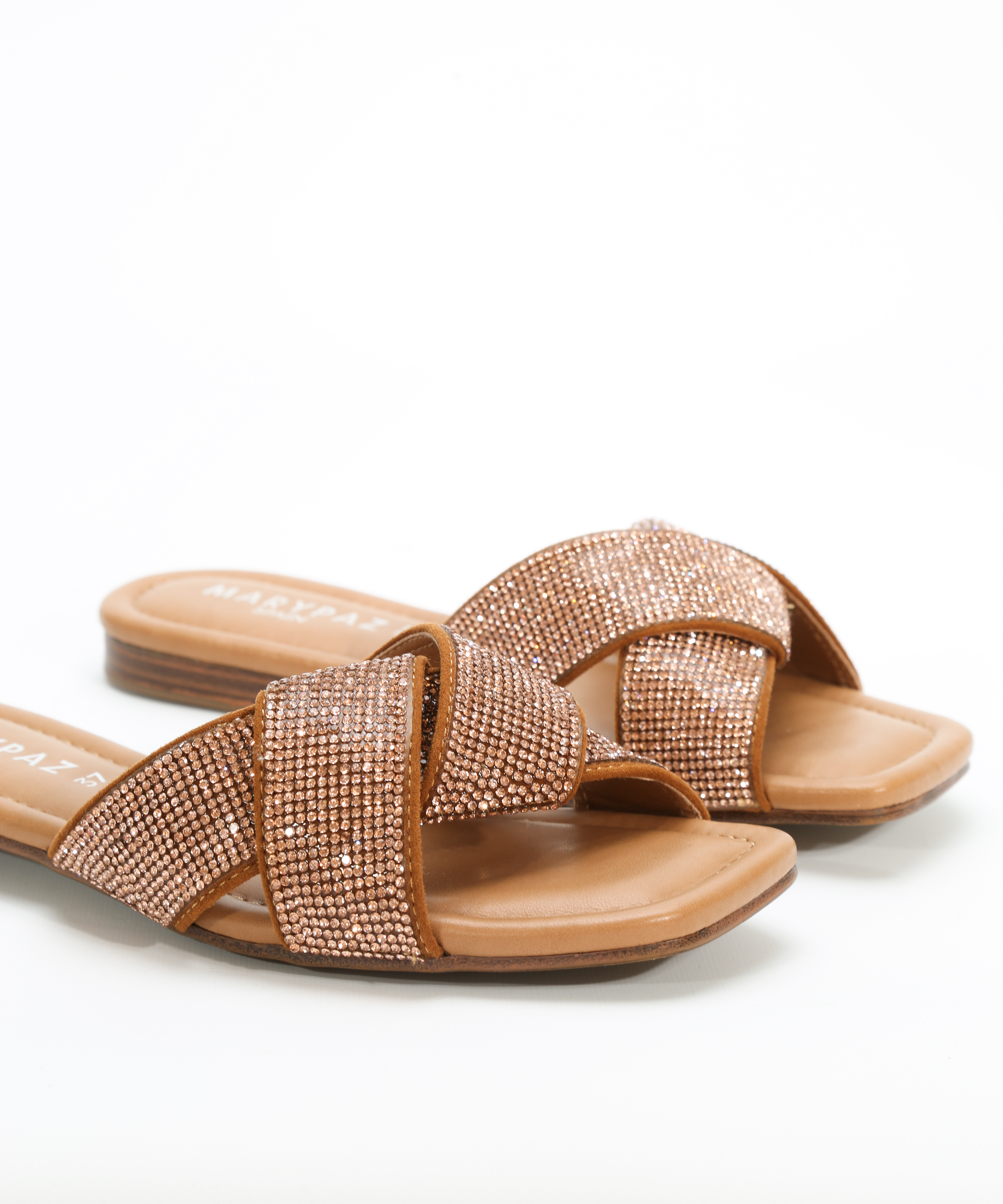 Sandalia plana strass image number null